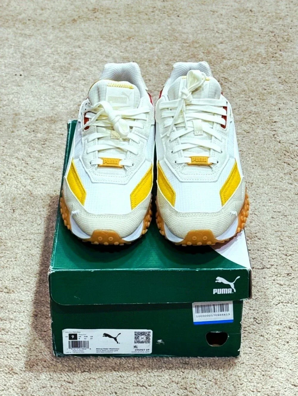 Puma Blktop Rider Multicolor, US Men Size 10 Sneakers Shoes 395907-09